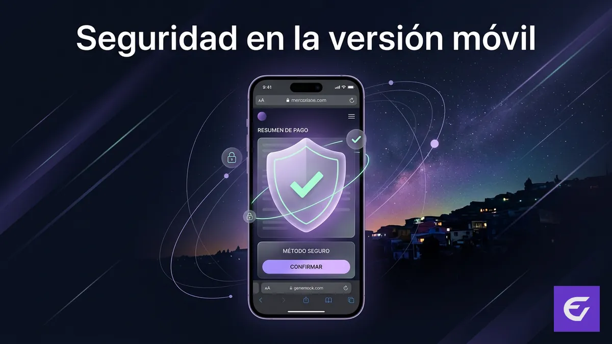 Estelarbet Chile: celular con ícono de escudo de seguridad para pagos certificados