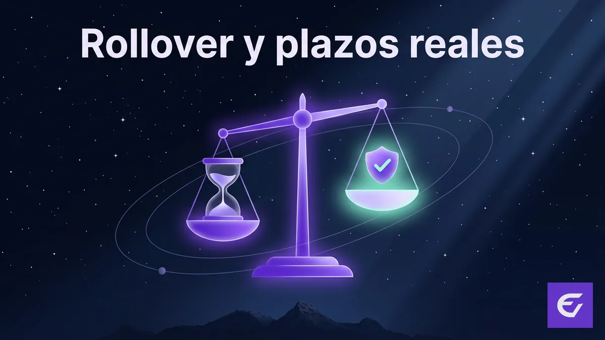 Balanza de luz violeta representando el rollover y verificación del bono Estelarbet Chile